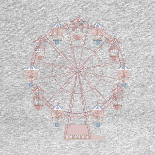 Heart & Mind Ferris Wheel by maniacodamore